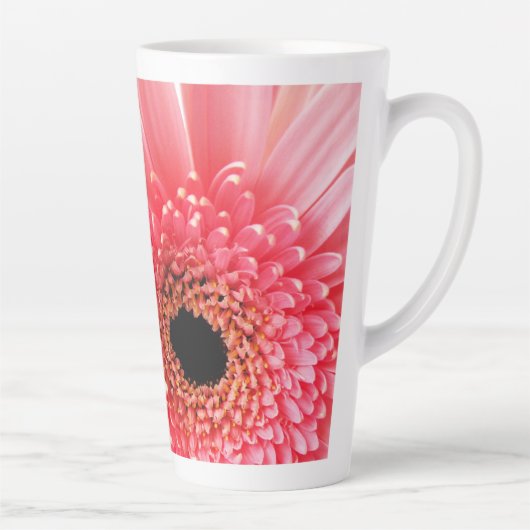 Gerbera Madeliefje Latte Mok (Rechts)