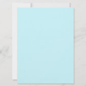 Gerbera Madeliefje Oranje Aqua Cadeau Registratie Kaart (Achterkant)