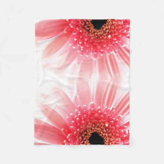 Gerbera-Madeliefje Poster Fleece Deken (Voorkant)