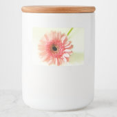 Gerbera Madeliefje Voedselcontainer Etiket (Voorkant)