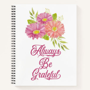 Gerbera Madeliefjes Dankbaar Dagboek Notitieboek
