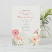 Gerbera-madeliefjes Kaart (Staand voorkant)