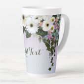 Gerbera Madeliefjes Slinger Latte Mok (Rechterhoek)