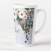 Gerbera Madeliefjes Slinger Latte Mok (Rechts)