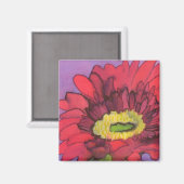 Gerbera Magnet (Voorkant / Achterkant)