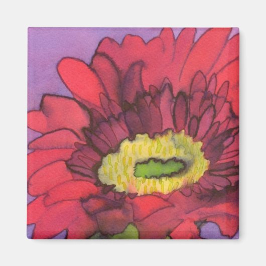 Gerbera Magnet (Voorkant)