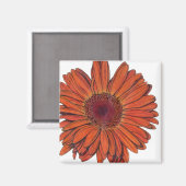 Gerbera Magnet (Voorkant / Achterkant)