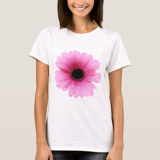 Gerbera Pink - Daisy T-shirt (Voorkant)