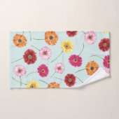 Gerbera,pink,red,orange,yellow  bad handdoek (Handdoek)