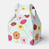 Gerbera,pink,red,orange,yellow Bedankdoosjes (Voorkant Zijde)