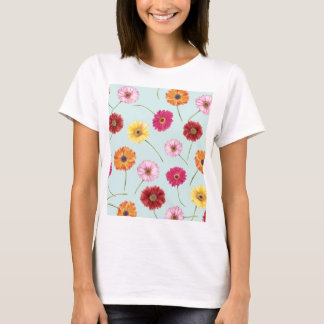 Gerbera,pink,red,orange,yellow t-shirt