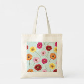 Gerbera,pink,red,orange,yellow  tote bag (Achterkant)