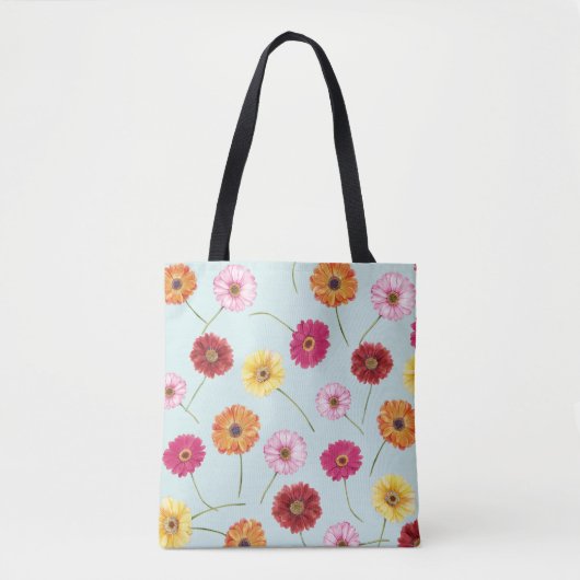 Gerbera,pink,red,orange,yellow  tote bag (Voorkant)
