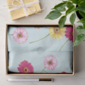Gerbera,pink,red,orange,yellow wrapping tissuepapier (Geschenk)