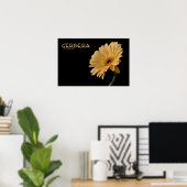 Gerbera Poster (Thuiskantoor)