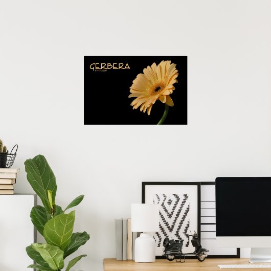 Gerbera Poster (Thuiskantoor)