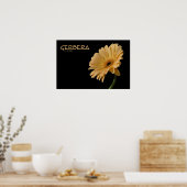 Gerbera Poster (Keuken)