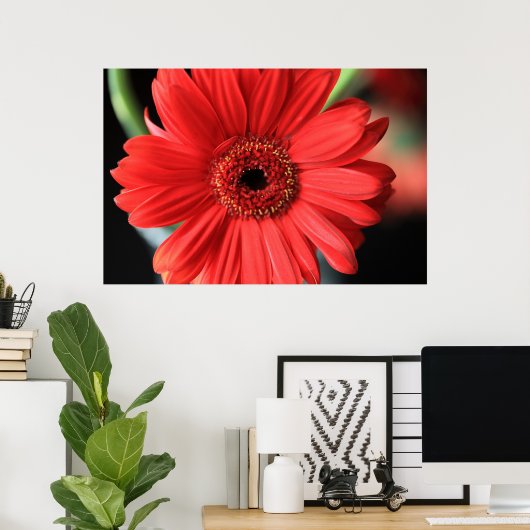 Gerbera Poster (Thuiskantoor)