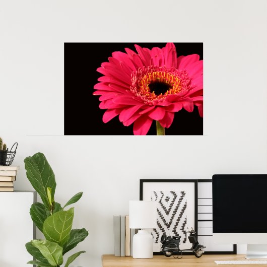 Gerbera print (Thuiskantoor)