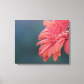 Gerbera rode bloem canvas afdruk (Voorkant)
