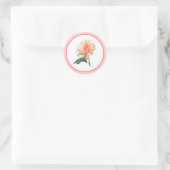 Gerbera Splinder Design Ronde Sticker (Tas)