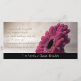 Gerbera Sympathie Bedankt voor je foto kaart 2