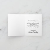 Gerbera Sympathie Dank u opmerking Kaart 1 (Binnen)