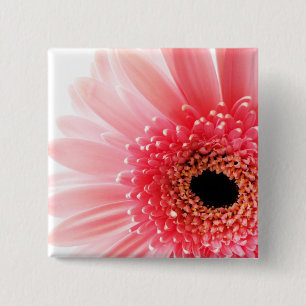 Gerbera Vierkante Button 5,1 Cm