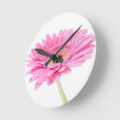 Gerbera wall klok (Hoek)