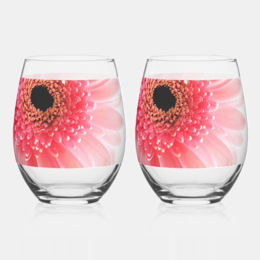 Gerbera Wijnglas Zonder Voet (Voorkant)