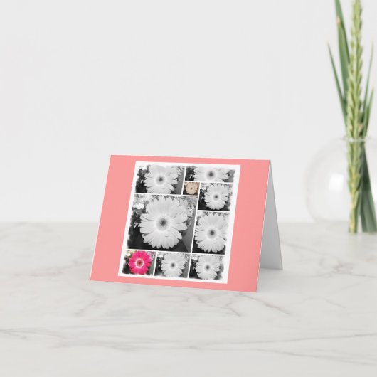 Gerberas Bedankkaart (Voorkant)
