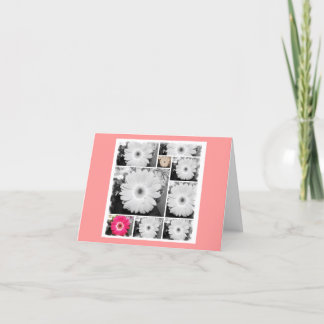 Gerberas Bedankkaart