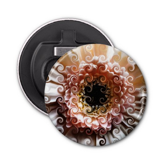 GERBERAS BUTTON FLESOPENER (Voorkant)