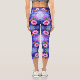 Gerberas Capri Leggings Mooie kleuren Bloemen