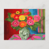 gerberas daisy Bouquet Briefkaart (Voorkant)