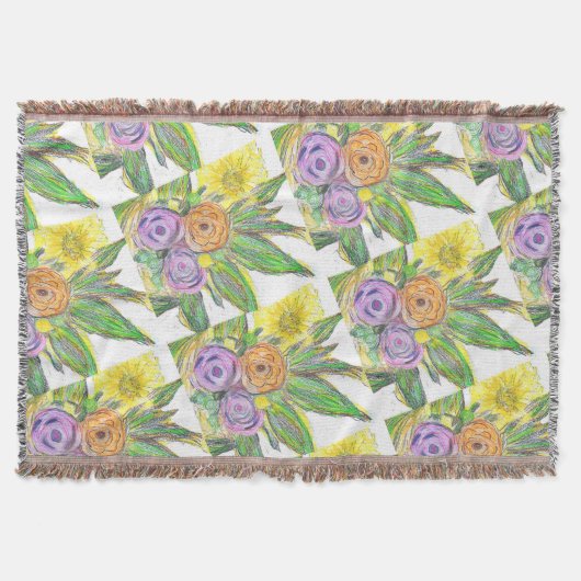 Gerberas Daisy Deken (Voorkant)