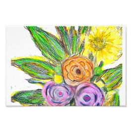 Gerberas Daisy Foto Afdruk