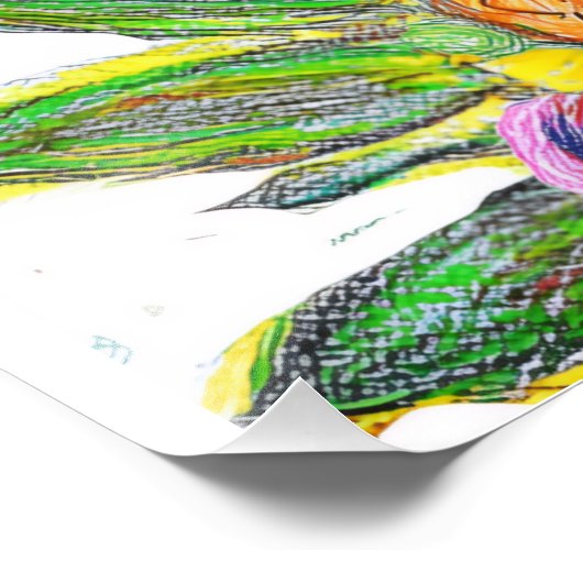 Gerberas Daisy Foto Afdruk (Hoek)