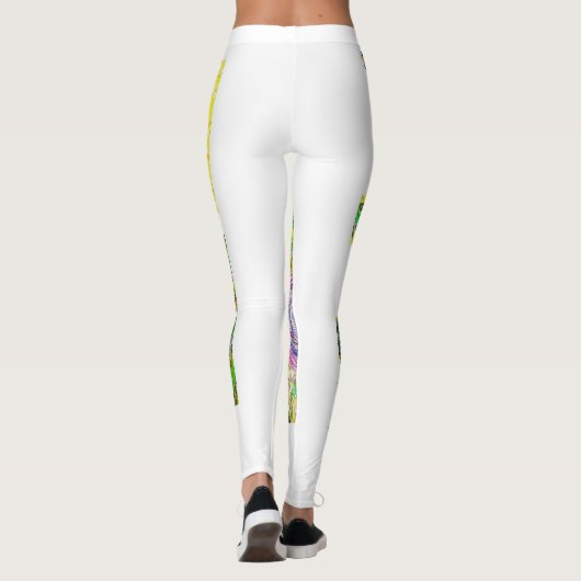 Gerberas Daisy Leggings (Achterkant)