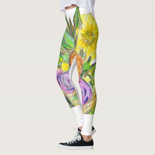 Gerberas Daisy Leggings (Links)