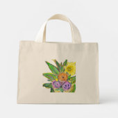 Gerberas Daisy Mini Tote Bag (Achterkant)