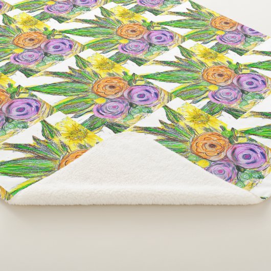 Gerberas Daisy Sherpa Deken (3/4)