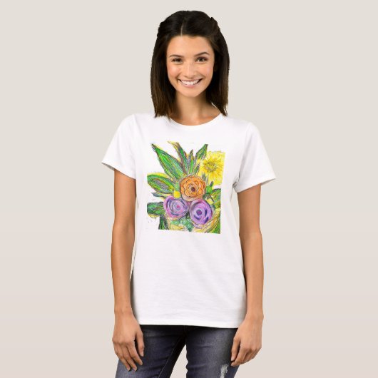 Gerberas Daisy T-shirt (Voorkant volledig)