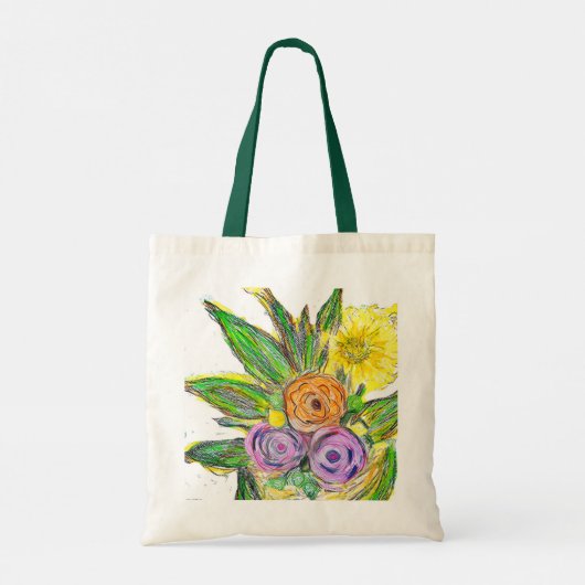 Gerberas Daisy Tote Bag (Achterkant)
