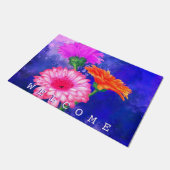 Gerberas Deurmat Mooie Bloemen (Schuin)