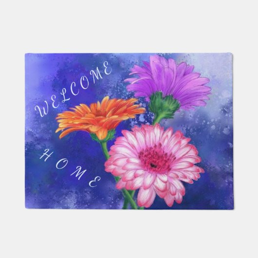 Gerberas Deurmat - Welkom (Voorkant)