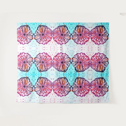 Gerberas germini wandkleed (Voorkant (horizontaal))