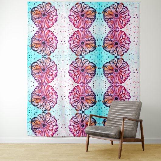 Gerberas germini wandkleed (In situ)