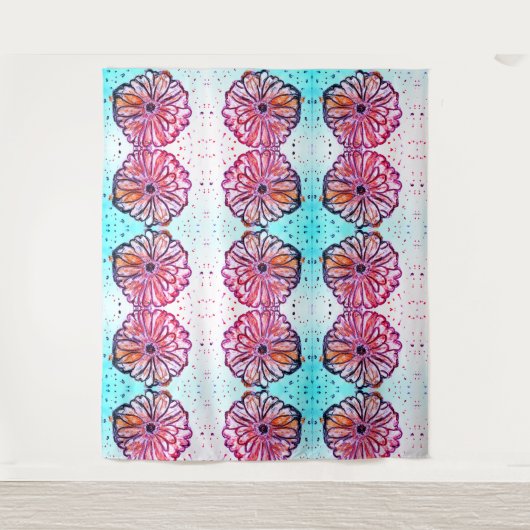 Gerberas germini wandkleed (Voorkant)