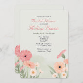 Gerbera's Kaart (Voorkant / Achterkant)